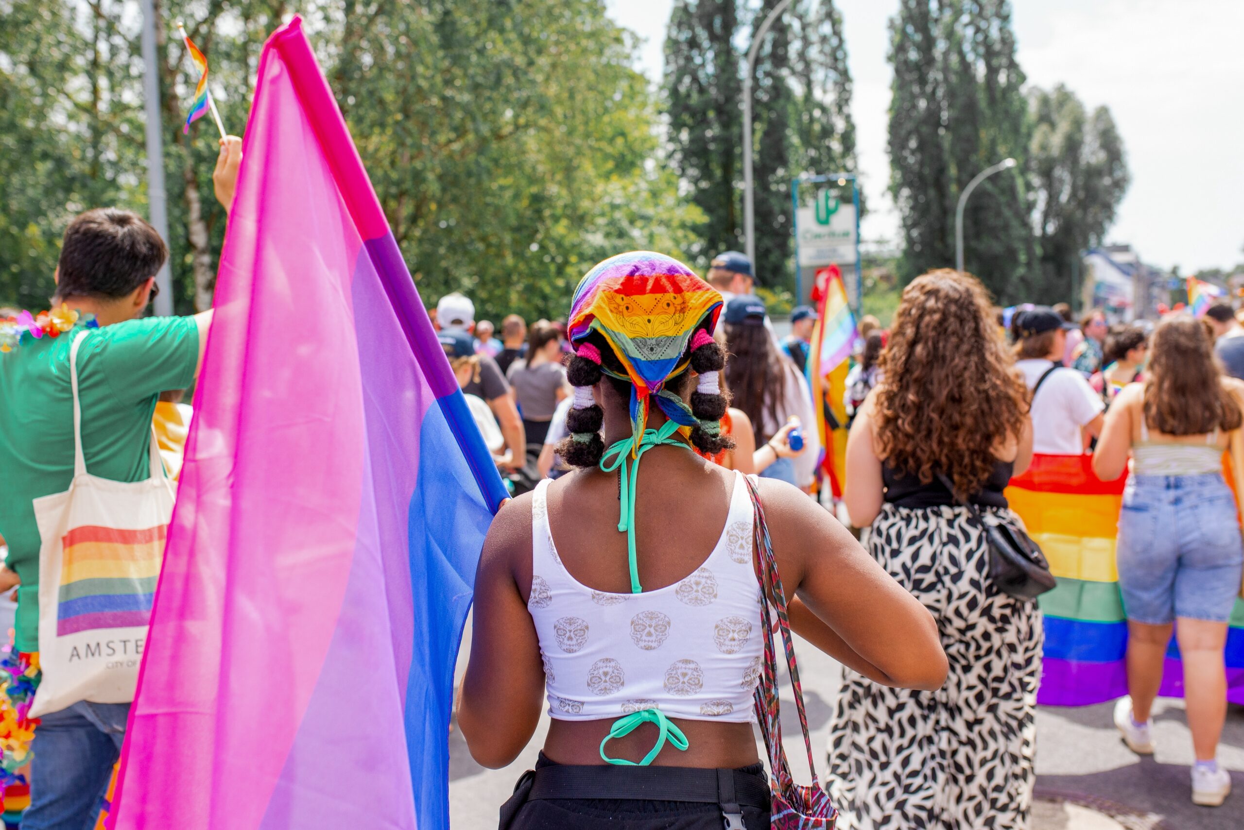 Bisexual Flag at Pride