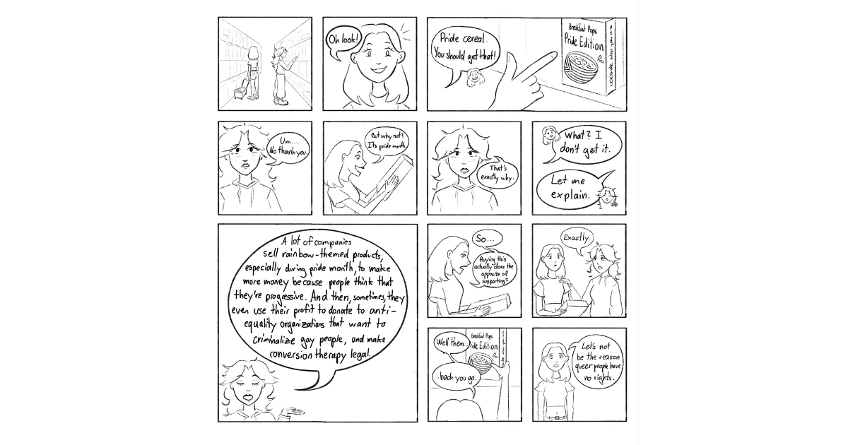 Rainbow Comic: Pride © Megan Maathuis