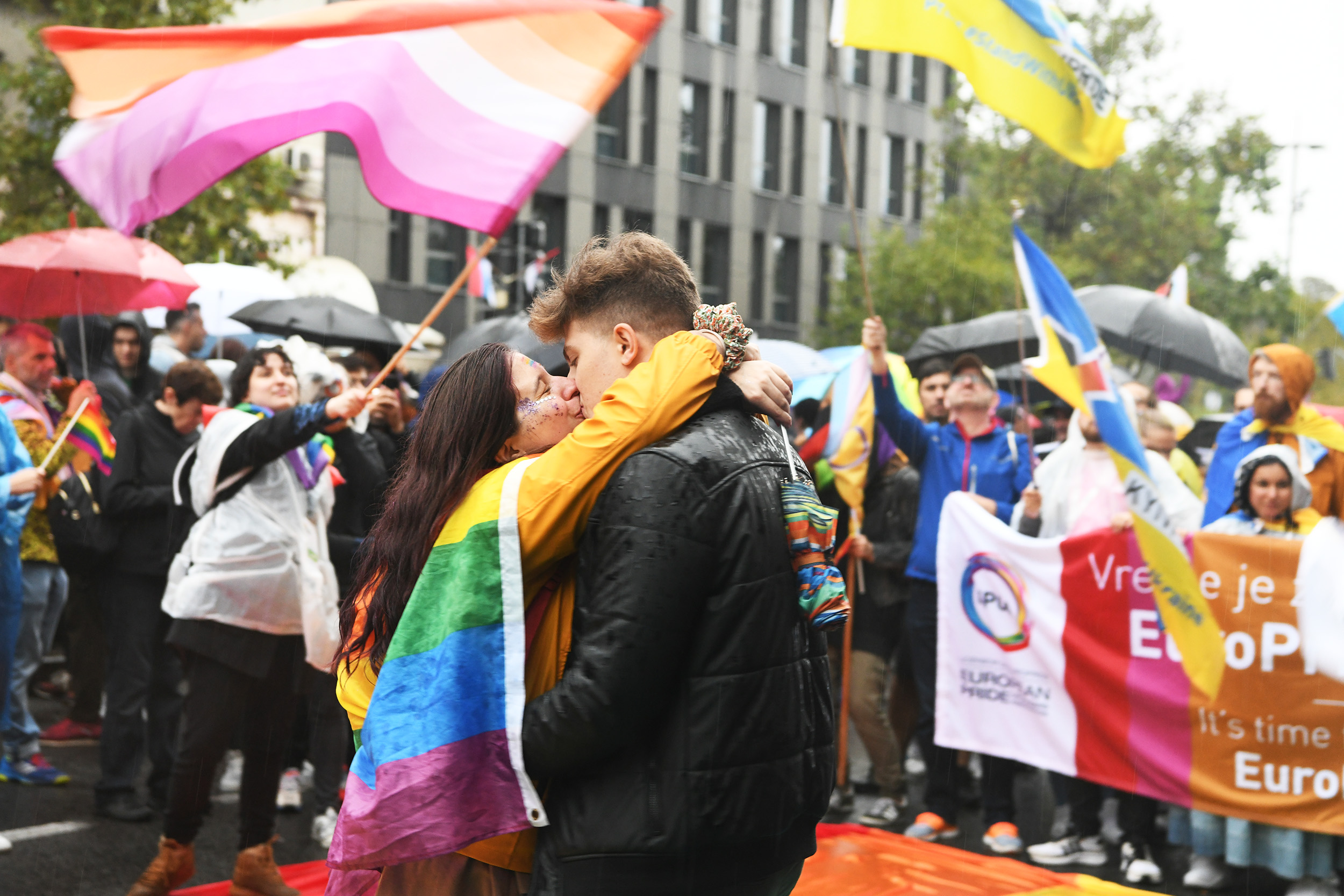 Parade at EuroPride 2022 Belgrade Serbia © Vesna Lalić / Belgrade Pride