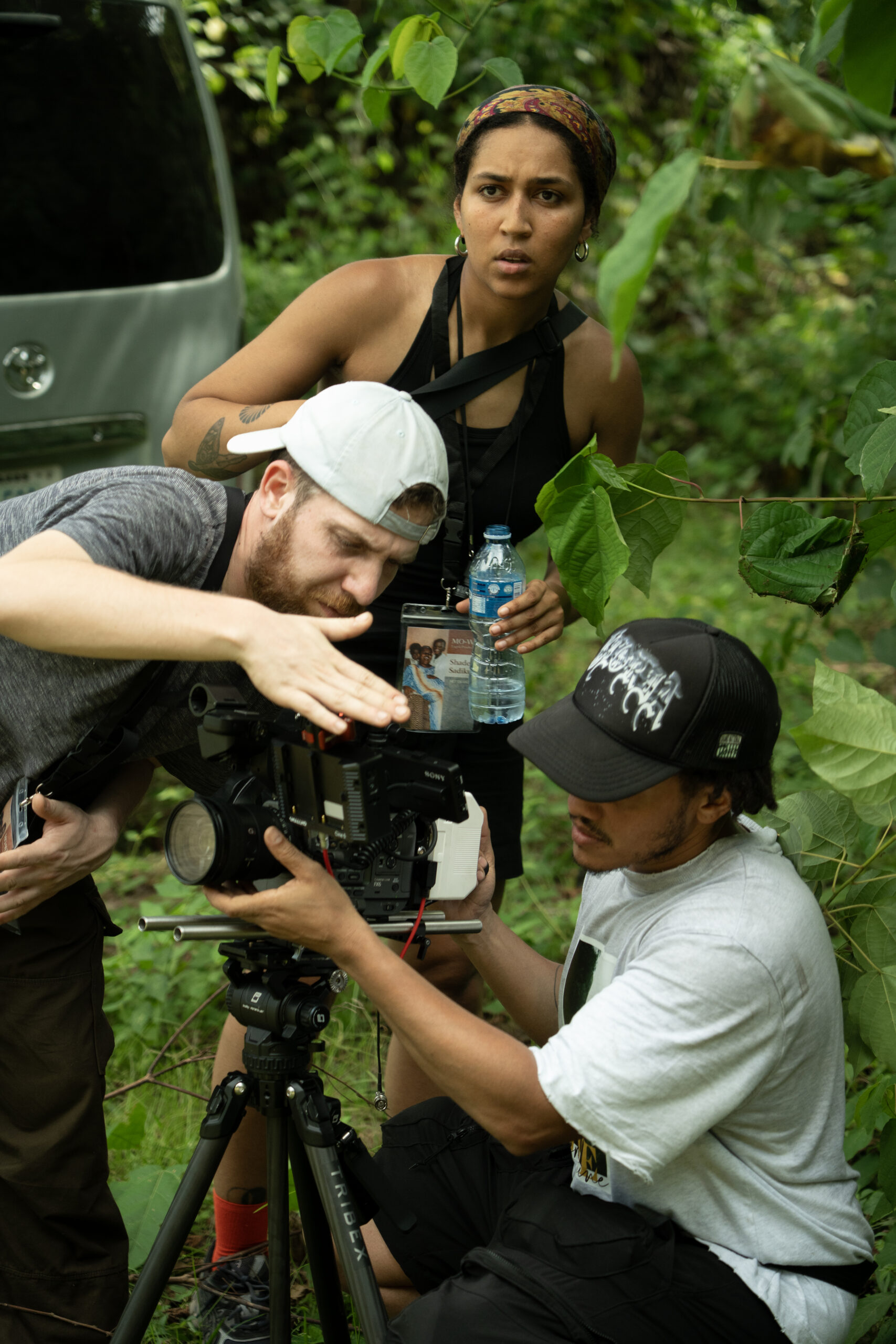 ALT-TEXT 1 — Behind the scenes of the short film Mo Wà in Lagos