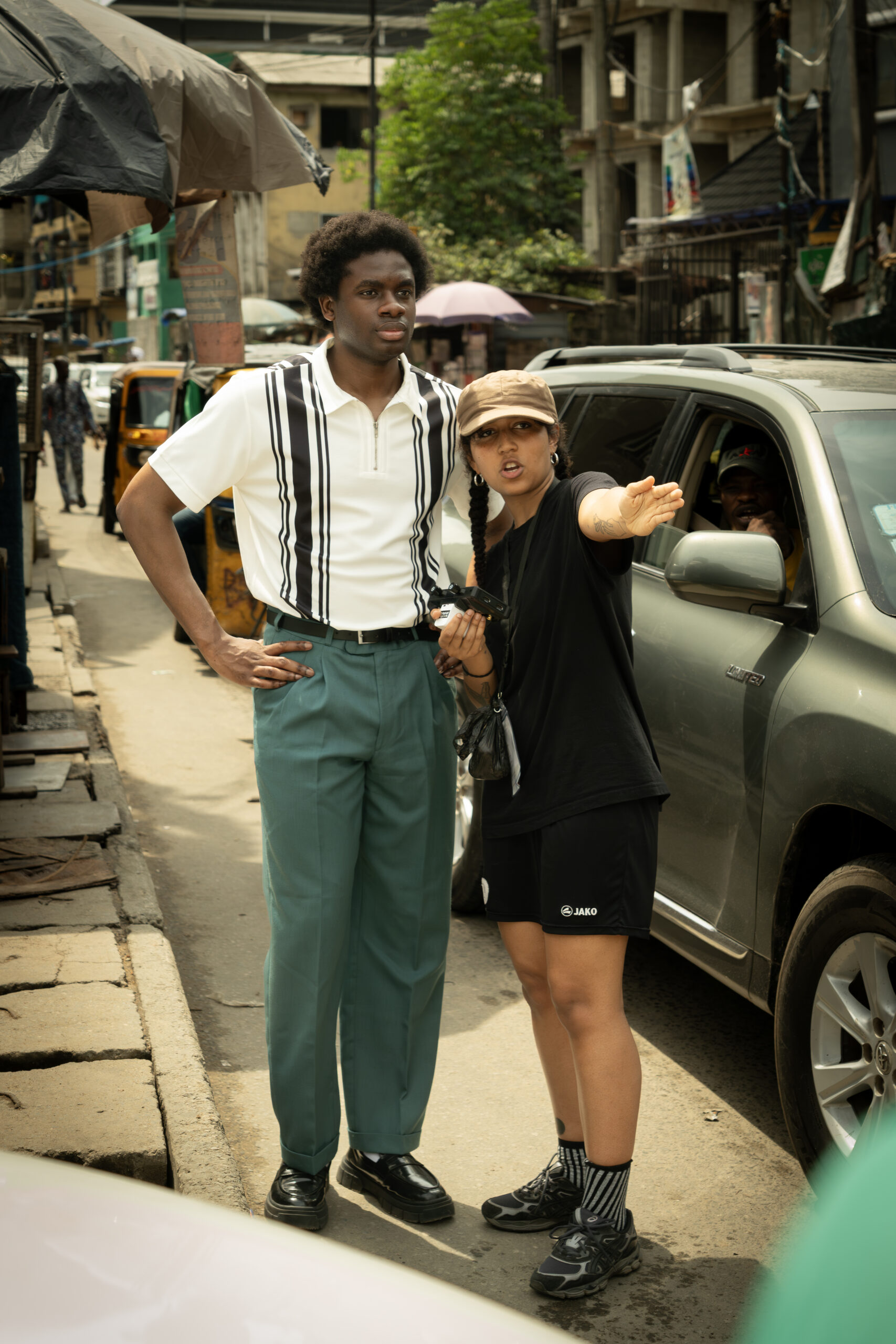 ALT-TEXT 5 — Behind the scenes of the short film Mo Wà in Lagos